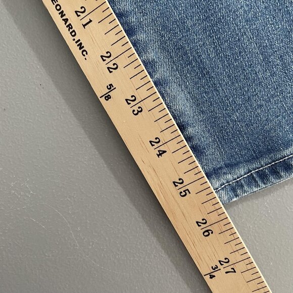 Edwin Jeans Womens 28 Blue Denim Ventura Bree Slim Skinny USA Stretch Medium - Picture 15 of 15